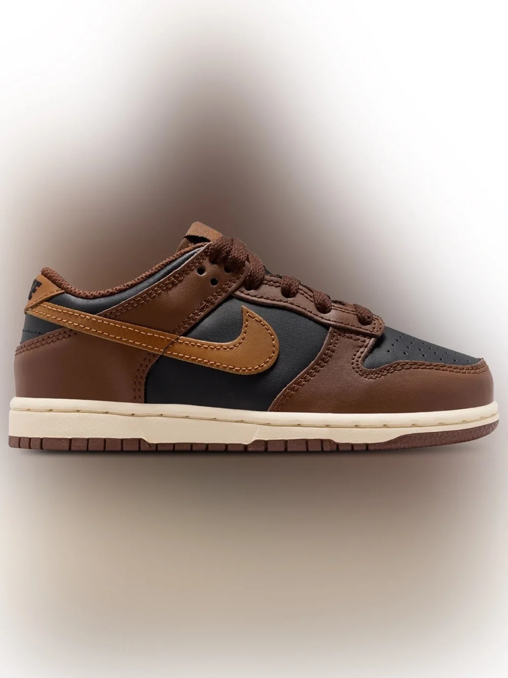 Nike Dunk Low PSE Kids Black/British Tan Brown Size 2.5Y great condition